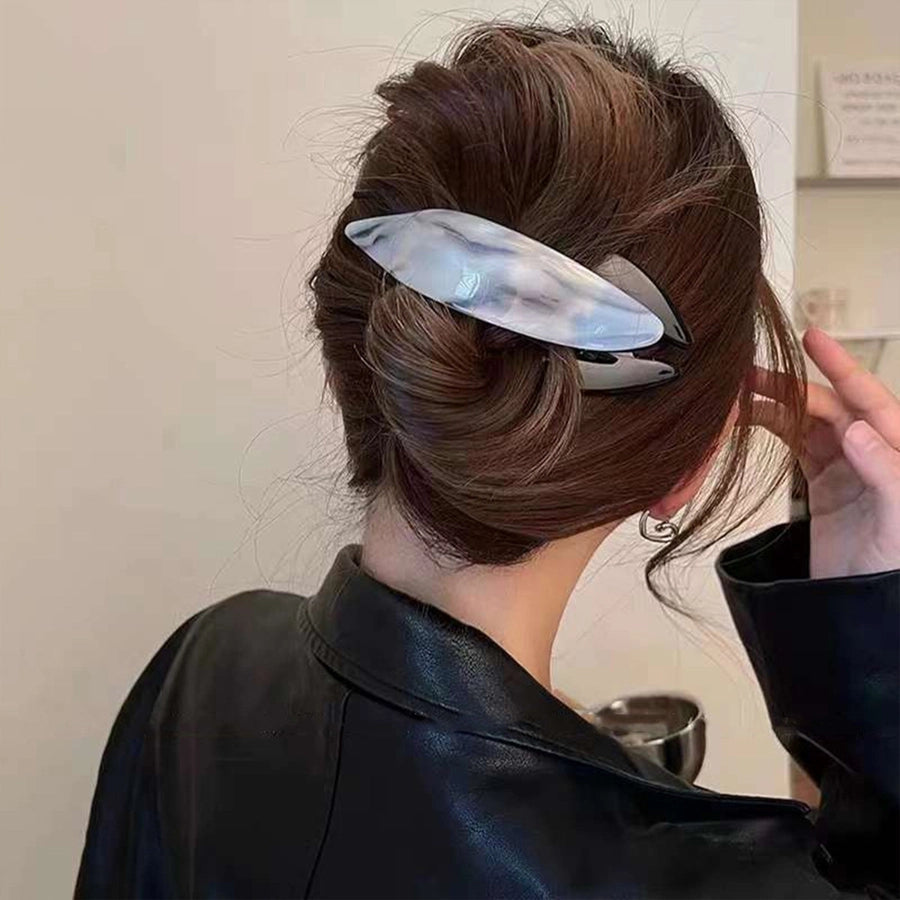 Women's Modern Style Classic Style Geometric Solid Color Arylic Hair Clip