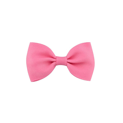 european and american solid color children's bow cute hairpin