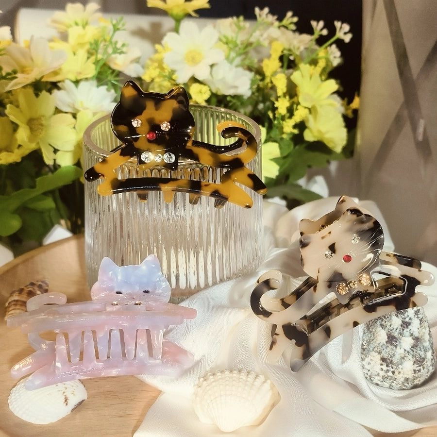 Women's Commute Cat Acetic acid sheets Hair Claws