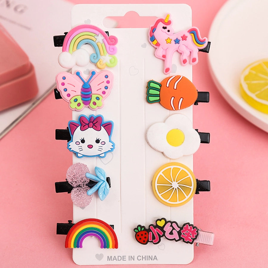 cute fruit soft clay hair clip