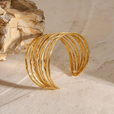 Simple Style Classic Style Geometric 304 Stainless Steel Bangle In Bulk