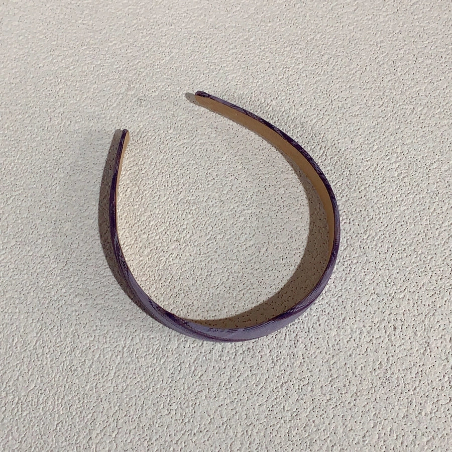 simple style plaid cloth hair band 1 piece