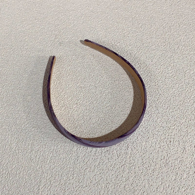 simple style plaid cloth hair band 1 piece