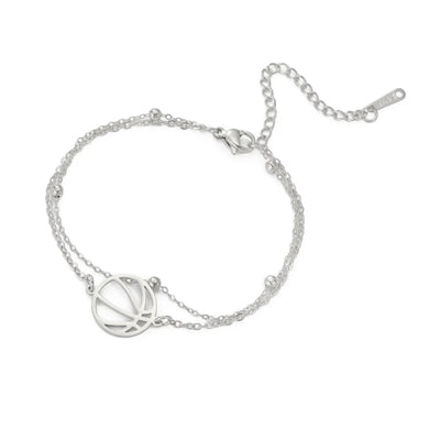 Simple Style Basketball 304 Stainless Steel Bracelets In Bulk