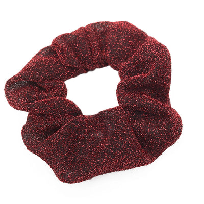 simple style commute solid color cloth hair tie