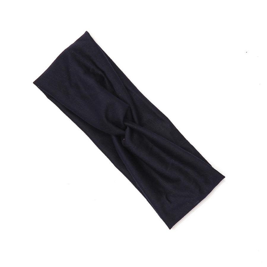 New Adult Plain Cross Headband Knotted Polyester Women's Hair Band Daily Wash Face Hair Band Hair Band
