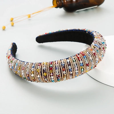 women's fashion plaid cloth beaded
