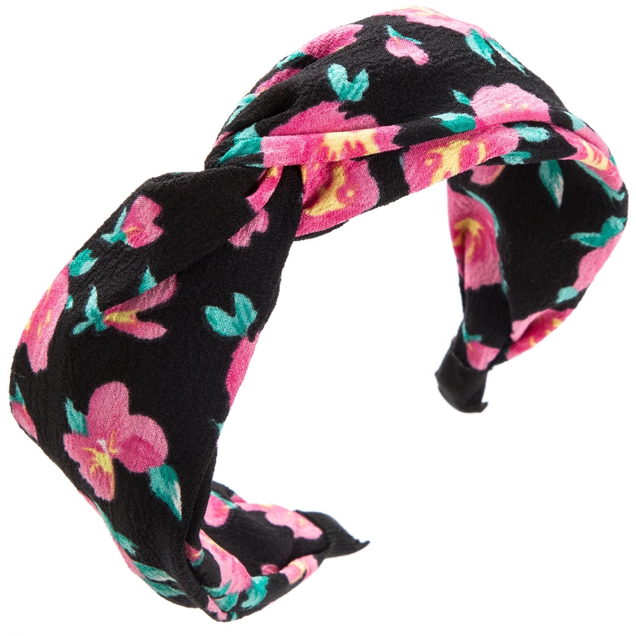 Women's Simple Style Classic Style Flower Alloy Cloth Printing Hair Band