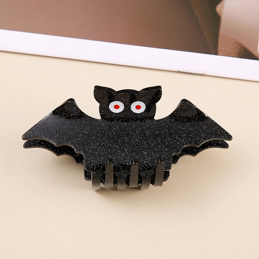 Halloween Cute Funny Women's Bat Arylic Handmade Hair Claws