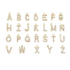 201 Stainless Steel Copper Inlay Letter Heart Shape Zircon Copper Bracelets