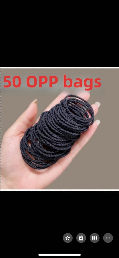 Children's Hair Tie Rubber Band Hair Band Hair Rope Girls' Baby Hair Tie Hair Rope Hair Accessories Hair Rope High Color Value Does Not Hage Hair