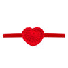 Girl'S Sweet Heart Shape Cloth Hair Band