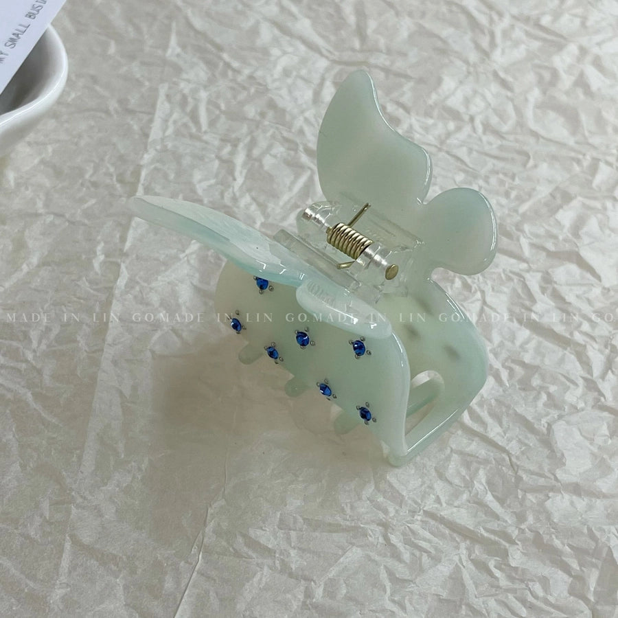 Women's Sweet Cool Style Butterfly Metal Plating Hair Claws