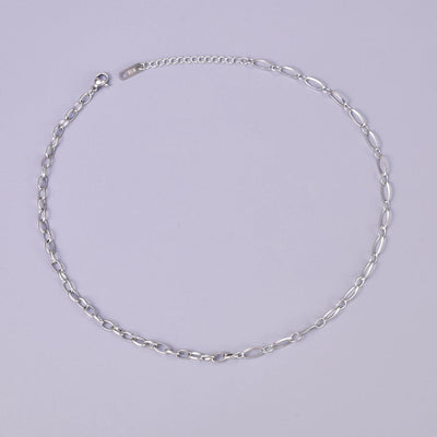 Jewelry Simple Style Classic Style Geometric Titanium Steel 18K Gold Plated Necklace