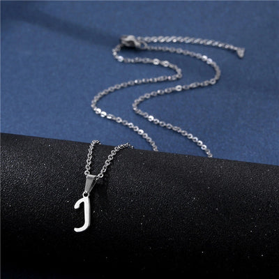 Jewelry Casual Simple Style Classic Style Letter 201 Stainless Steel Silver Plated Hollow Out Pendant Necklace