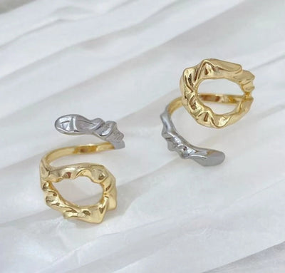 Jewelry Vintage Style Classic Style Spiral Copper Mixed Metal Plating Open Rings