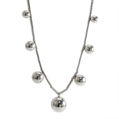 Jewelry Streetwear Geometric 304 Stainless Steel Plating Multi Charms Bracelet Multi Charms Necklace