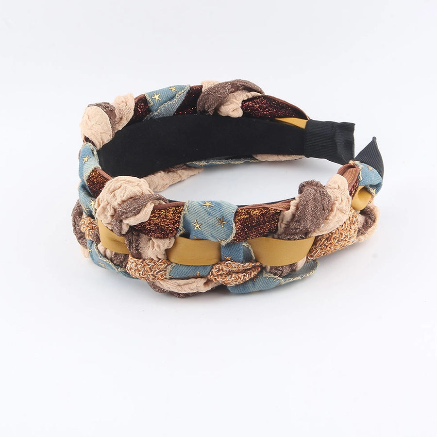 Women's Retro Simple Style Classic Style Color Block Fabric Hair Band