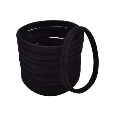 fashion solid color nylon hair tie 1 piece