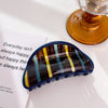 Women's Retro Stripe Acetic acid sheets Hair Claws