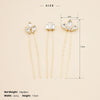 Antique U-shaped Hairpin Hair Accessories Simple Rhinestone Pin Hairpin Photography Portrait High-end Hair Hairpin