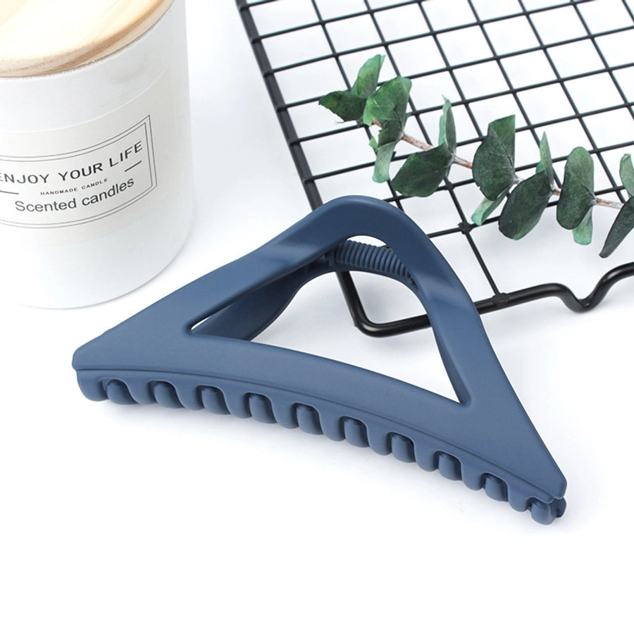 simple style triangle arylic stoving varnish hair claws 1 piece