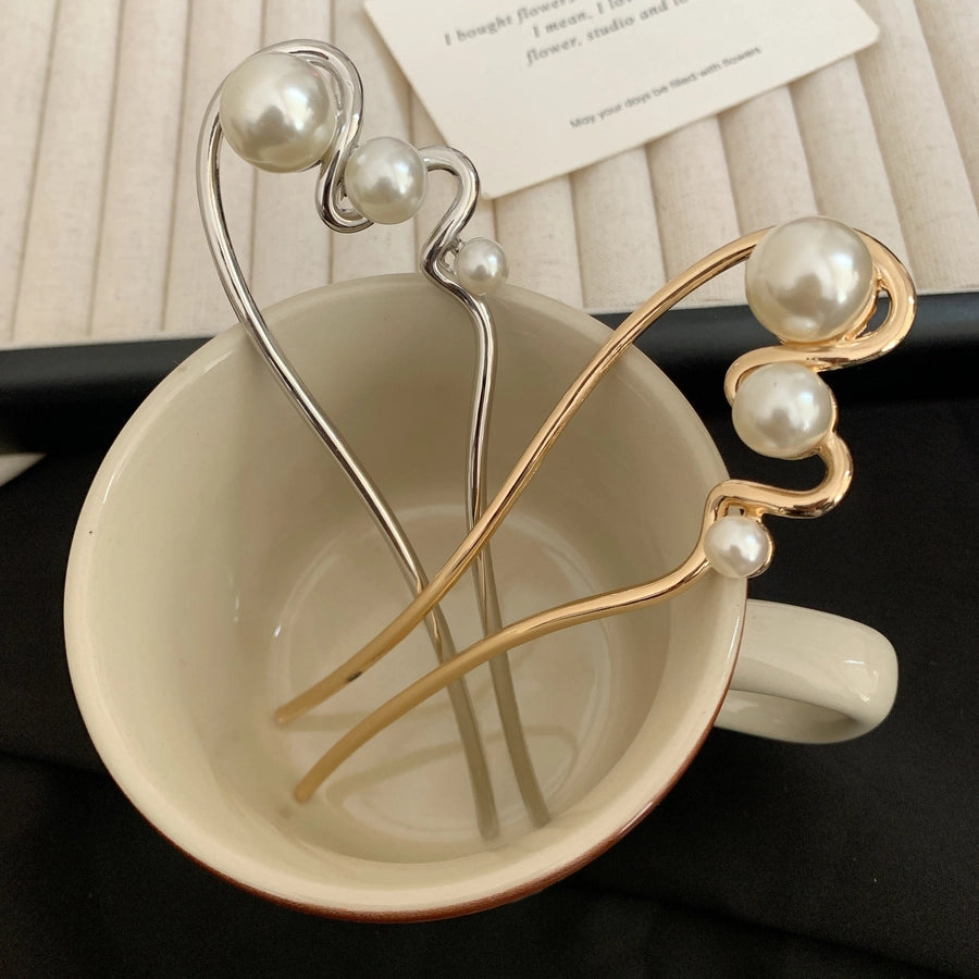 Women's Simple Style Classic Style Geometric Alloy Plating Hairpin