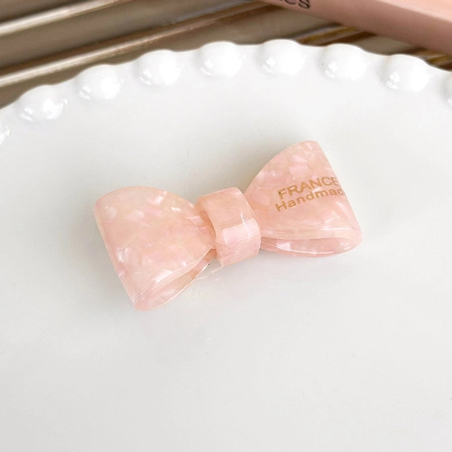 Women's Sweet Simple Style Bow Knot Acetic acid sheets Hair Clip Hair Claws