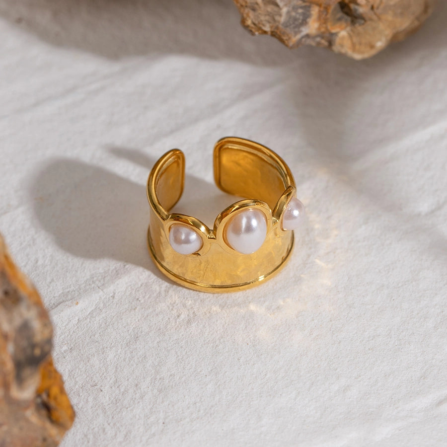 Jewelry Simple Style Classic Style Geometric 304 Stainless Steel Open Rings