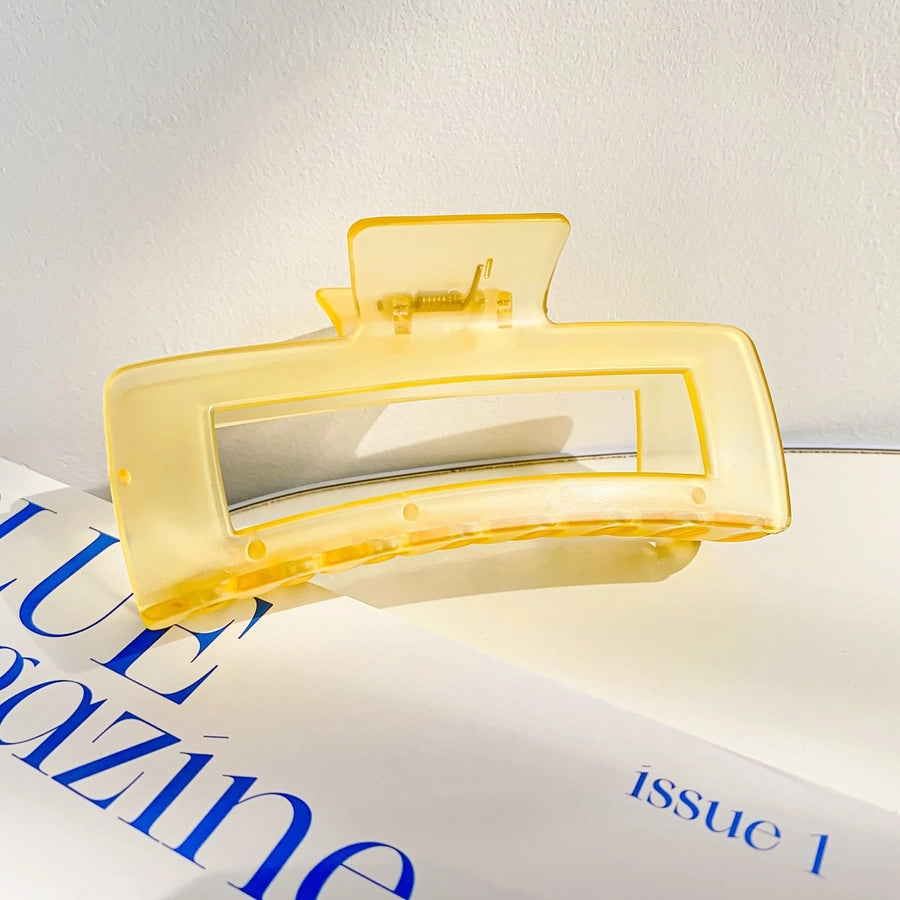 simple style solid color  ps handmade hair claws 1 piece