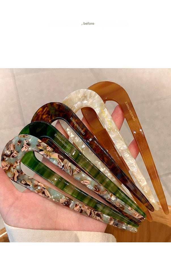 New Chinese style U-shaped hairpin female  new ball head updo artifact insert comb back head headdress fixed chopsticks