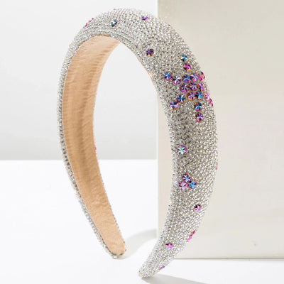 Women's Casual Vacation Classic Style U Shape Alloy Cloth Rhinestone Inlay Rhinestones Hair Band