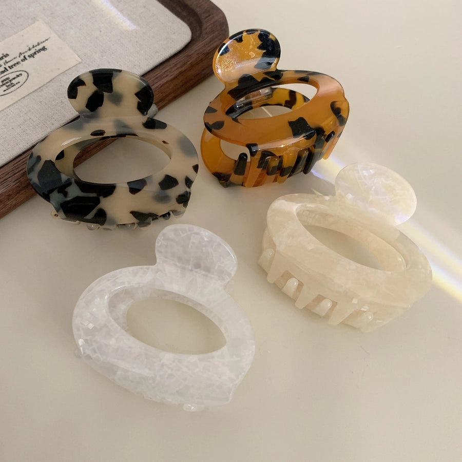 Women's Elegant Streetwear Geometric Acetic acid sheets Hair Claws