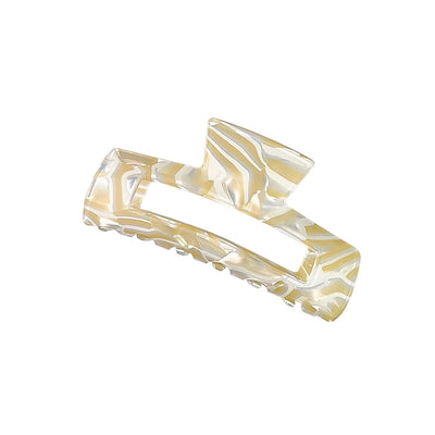 fashion color block acetic acid sheets hair claws 1 piece