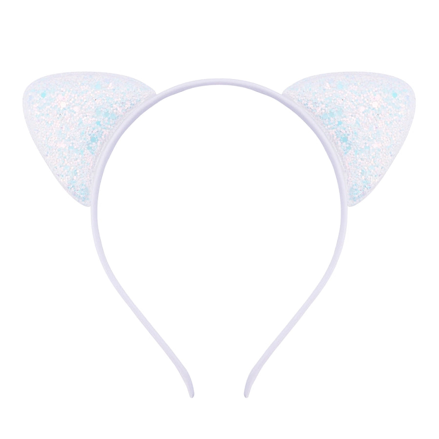 cute cat ears cloth sequins hair band 1 piece
