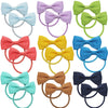 children's jewelry bow hair ring  thread belt hair accessories rubber band solid color girl small rubber band headdress