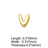 Wholesale Jewelry Basic Simple Style letter Copper 18K Gold Plated