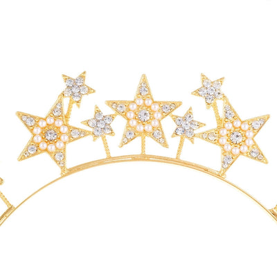 Women's Elegant Streetwear Star Alloy Plating Crown