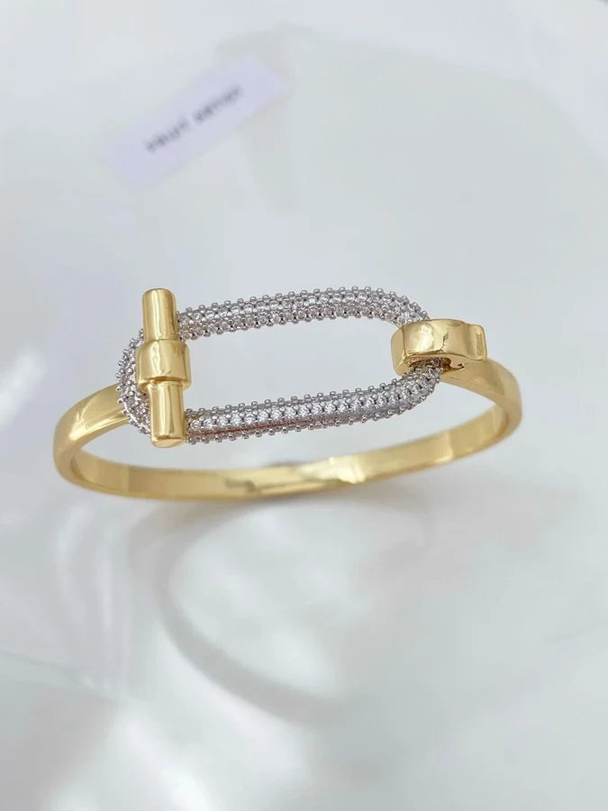 Jewelry Vintage Style Classic Style Geometric Copper Zircon Mixed Metal Rings Bracelets