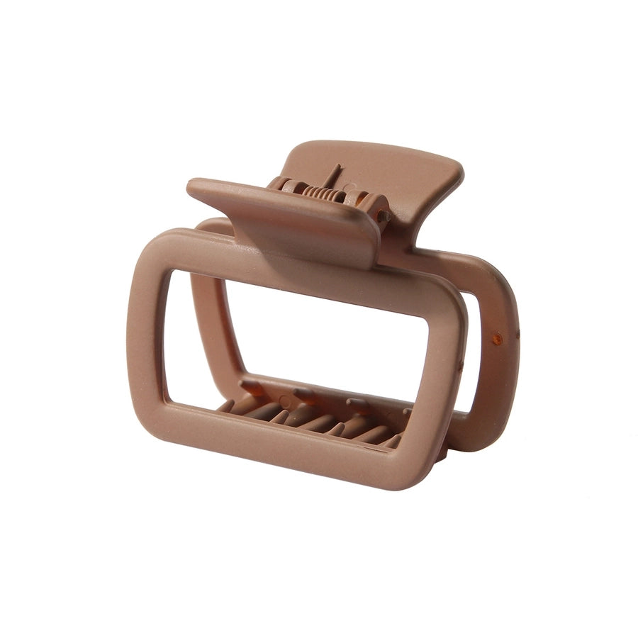 New Arrival Square Grip Spring/Summer Cream Color Shark Clip Female Back Head Updo Hair Clip