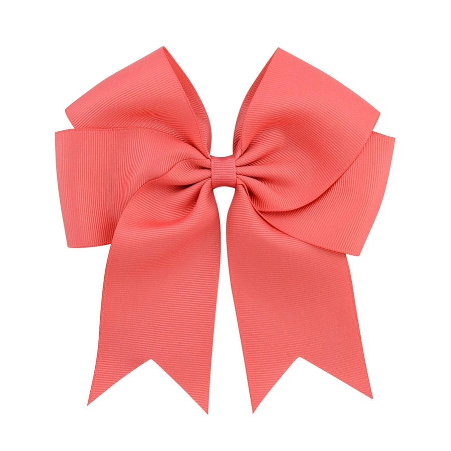 new korean ribbed satin fishtail double-layer bow hairpin