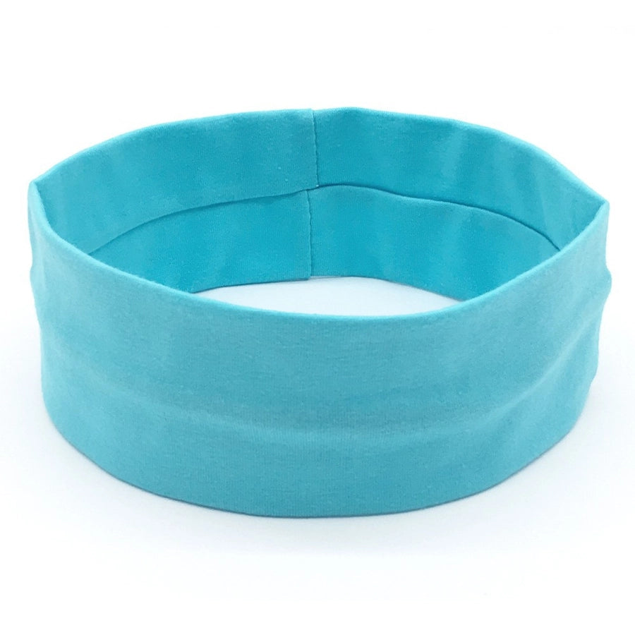 women's simple style solid color cloth braid hair band