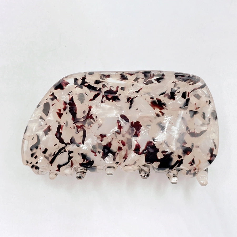 retro marble arylic handmade hair claws 1 piece