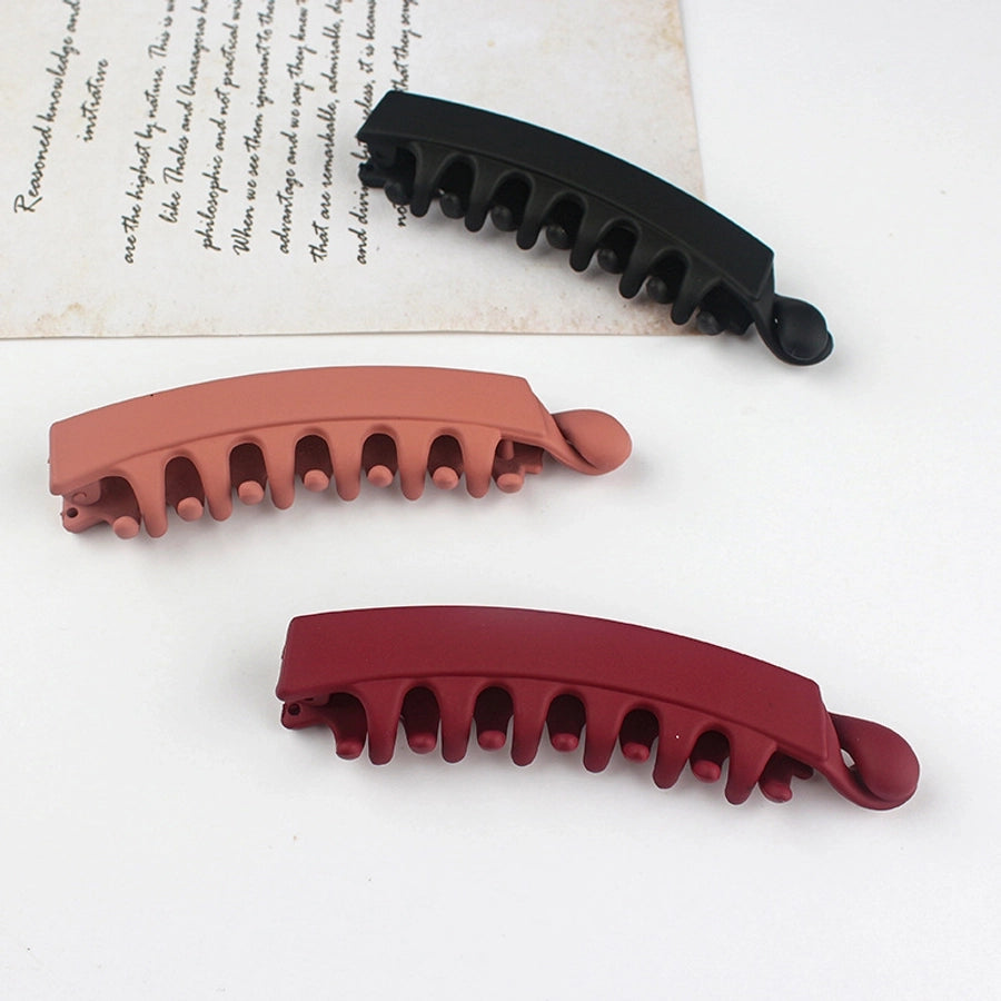 fashion geometric solid color arylic hair clip 1 piece