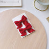 Girl'S Simple Style Classic Style Bow Knot Cloth Braid Hair Clip