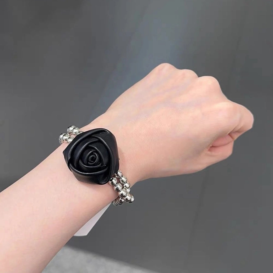 Vintage Style Classic Style Women's Rose Pu Leather Hair Tie