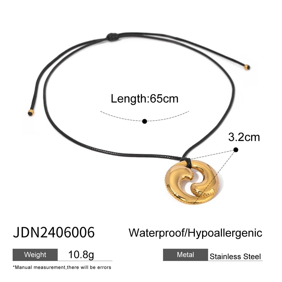 Jewelry Classic Style Cross Starfish Bow Knot 304 Stainless Steel Pendant Necklace