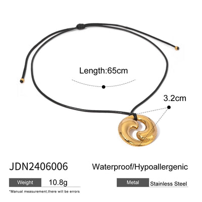 Jewelry Classic Style Cross Starfish Bow Knot 304 Stainless Steel Pendant Necklace