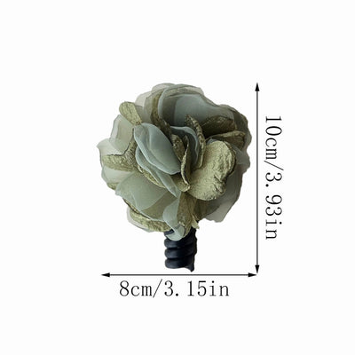 Women's Sweet Simple Style Flower Plastic Cloth Hair Tie
