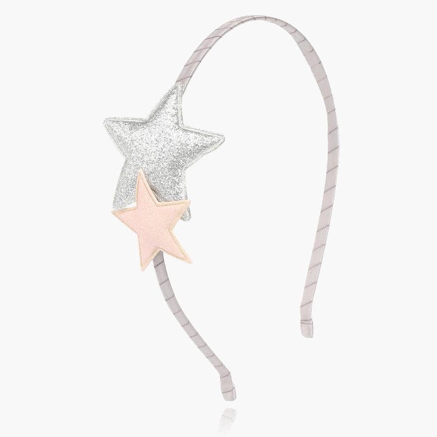 sweet star bow knot silk hair band